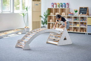 Demi-cercle à grimper Parcours d'escalade