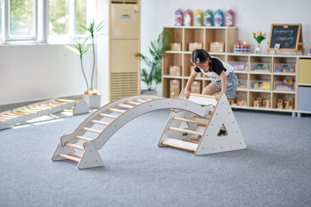 Demi-cercle à grimper Parcours d'escalade