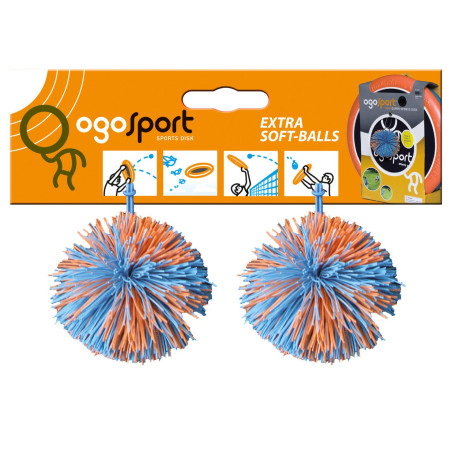 Set 2 balles Ogo Sport Kush 6,5 cm